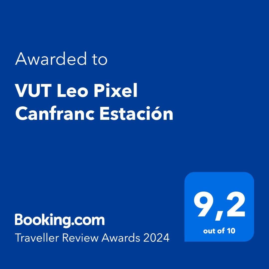 "Leo Pixel" Avairent Canfranc Estacion Daire Dış mekan fotoğraf